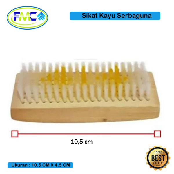 Sikat Cuci Baju Kayu Eterna Sikat Serbaguna Pembersih WC Lantai Toilet Bulu Lebat Anti Rontok