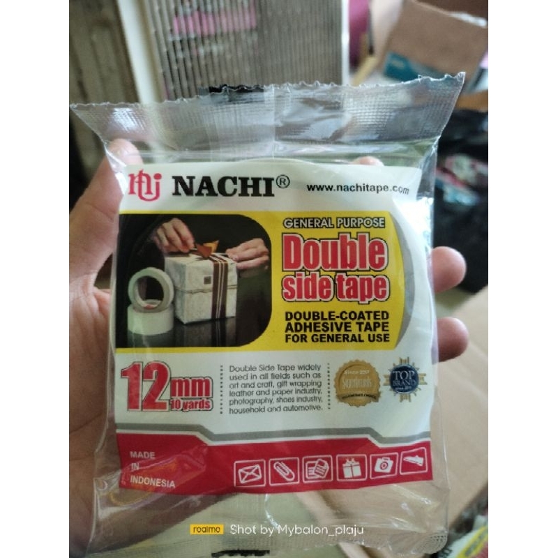

Double Tape Nachi 12mm 1 inch 10 YARD / Jual satuan