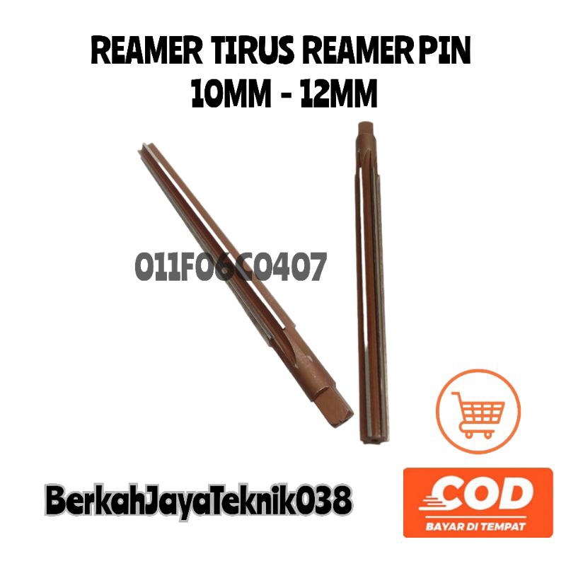 1161 Reamer tirus reamer pin diameter 10mm - 12mm 1 : 50 Hss bukan carbide nachi
