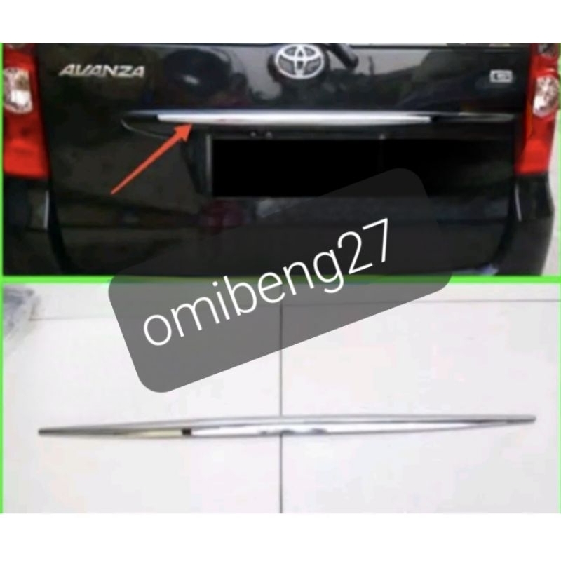 lis crume pintu bagasi belakang mobil xenia & avanza original