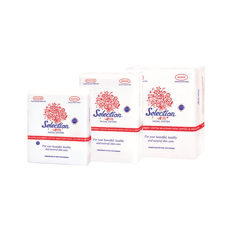 (Bisa COD) KNB KAPAS SELECTION Wajah Facial Cotton 50 gr