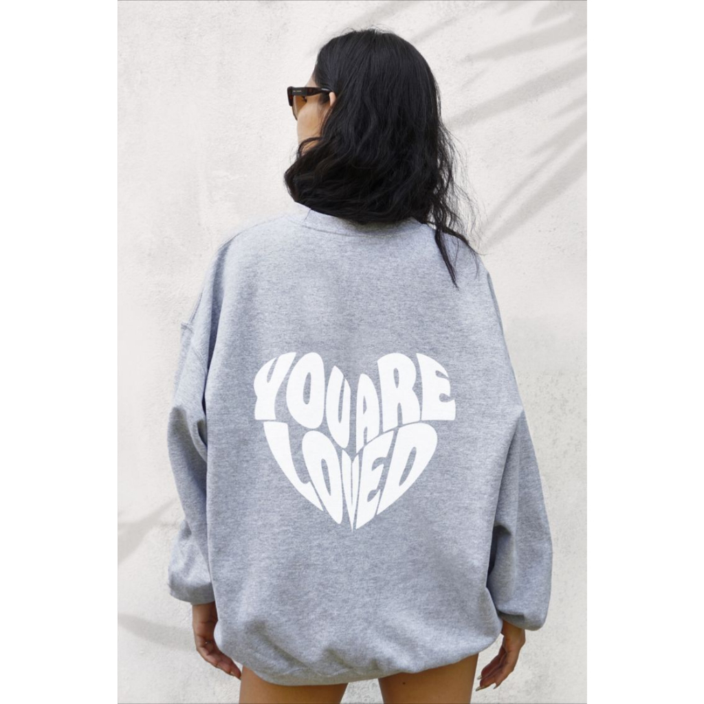 Sweater Wanita Oversize You Are Loved