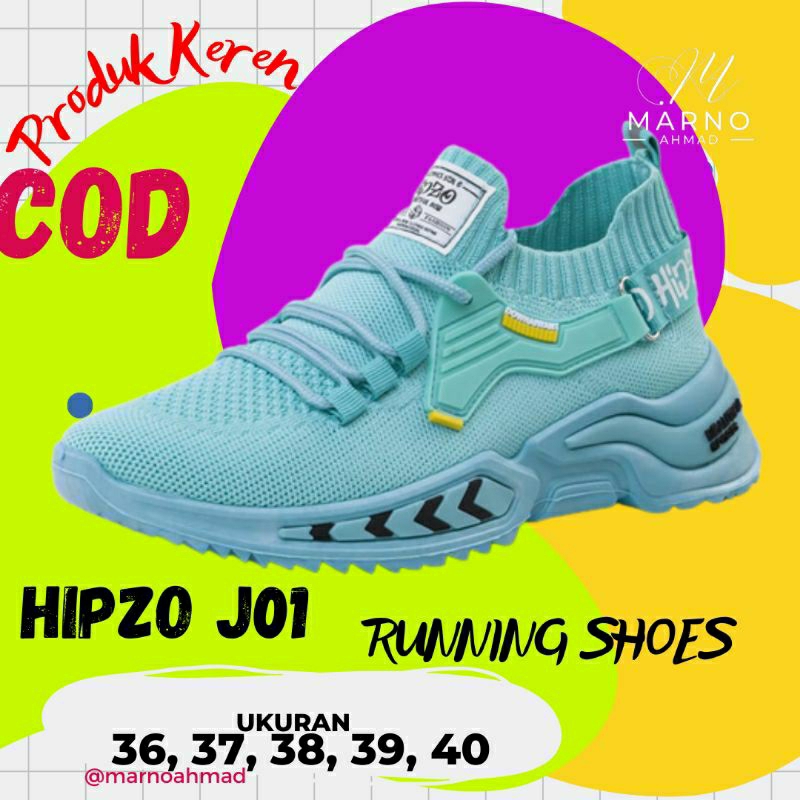 Sepatu Wanita Premium HIPZO J-1 Sepatu Spatu Sneaker Sneakers Wanita Cewe Korea Running Original