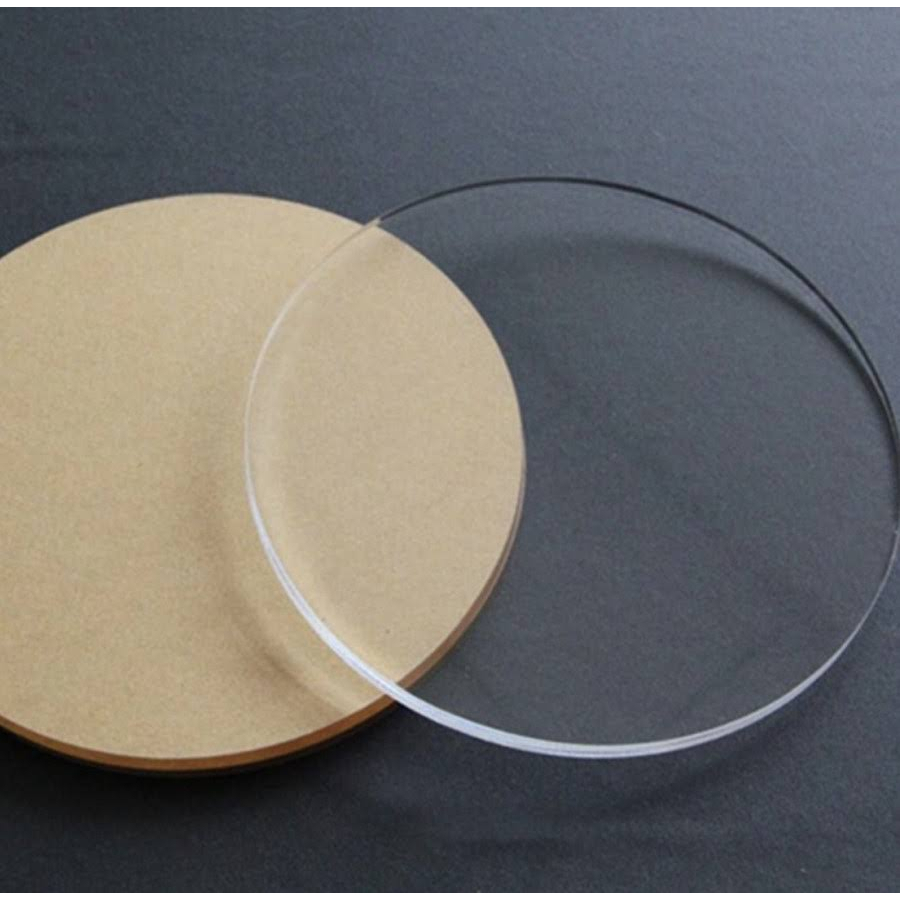 

Acrylic / Akrilik 3mm Bening LIngkaran (Alas Rata) (Diameter 18cm)