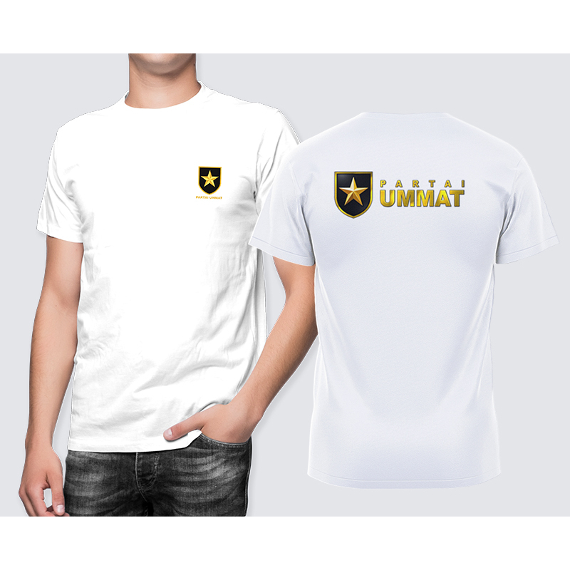 Utamamedia - Kaos Partai Politik Ummat Terbaru Putih