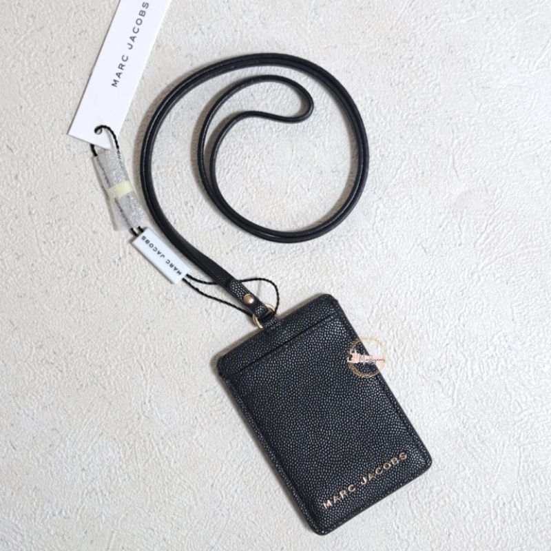 

MJ ID Lanyard Black Gold Hardware.