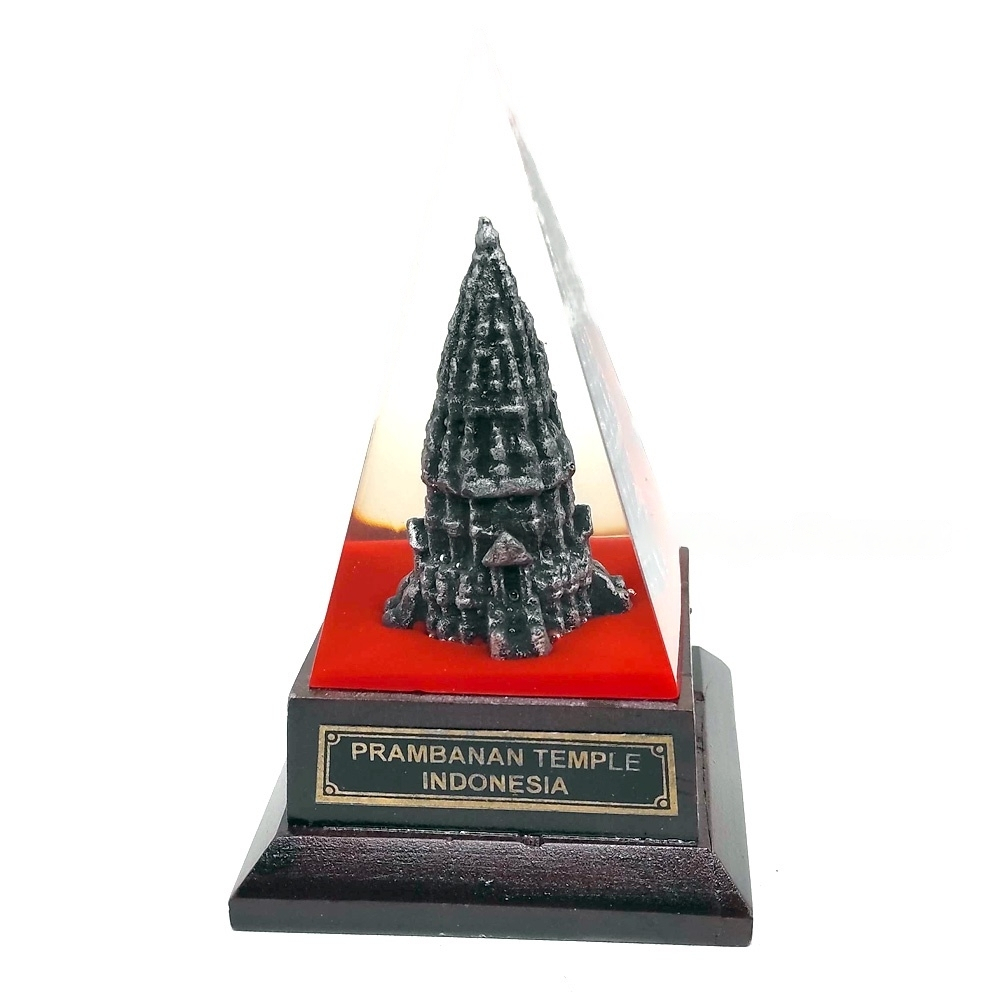 Dekorasi Hiasan Mobil Souvenir Miniatur Candi Prambanan Temple Indonesia Limas