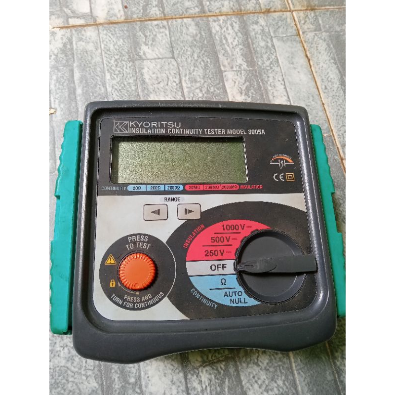 Kyoritsu 3005A Digital Insulation Continuity Tester Megger Second