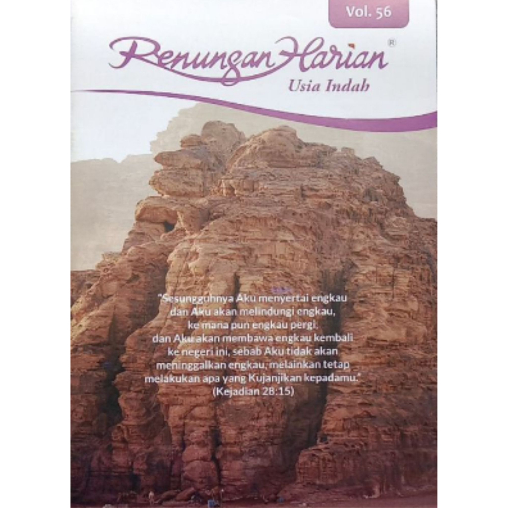 Renungan Harian Usia Indah, Renungan Harian Lansia, Huruf Besar, Volume 56 - 60