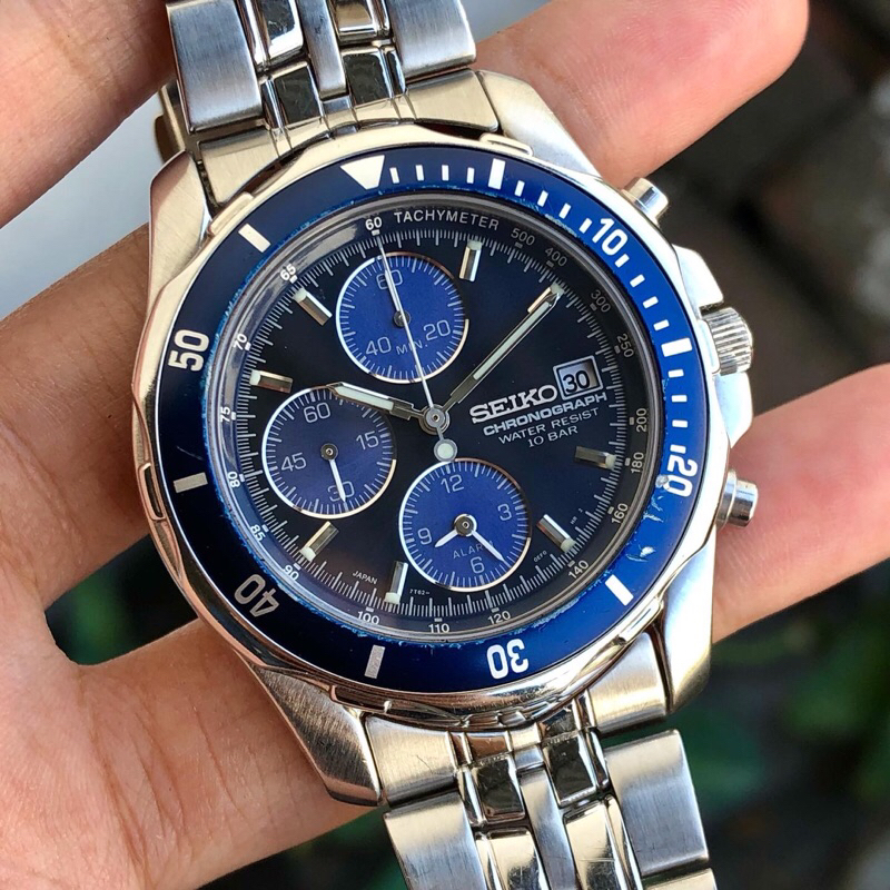 Jam Tangan Pria Seiko Chronograph 7T62