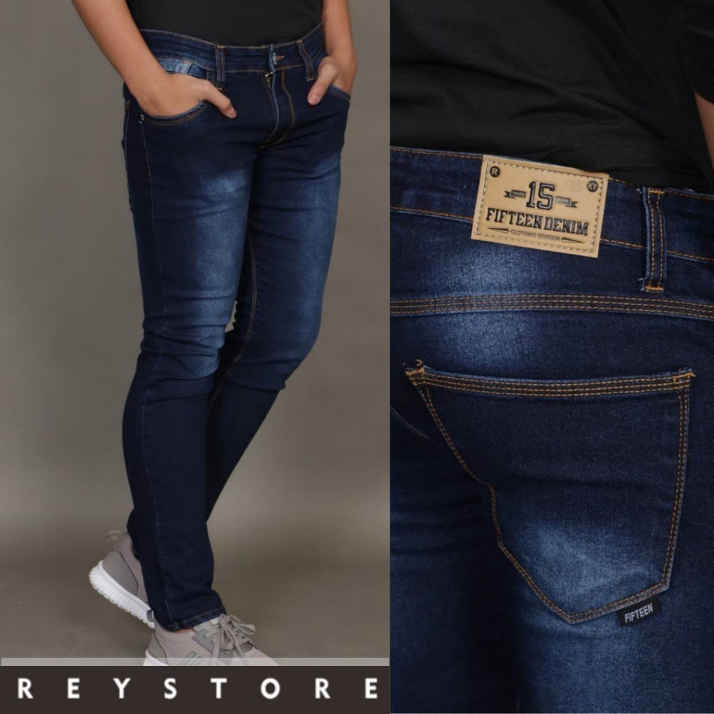 Celana Jeans Pria Slimfit Strech New Original Jeans  pria Panjang