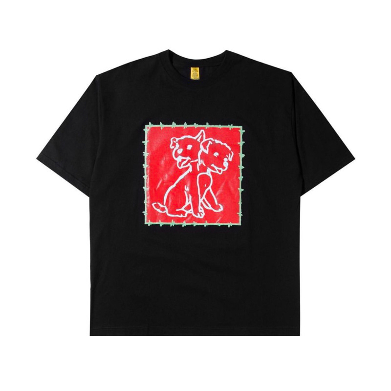 buru studio dog & logo tee