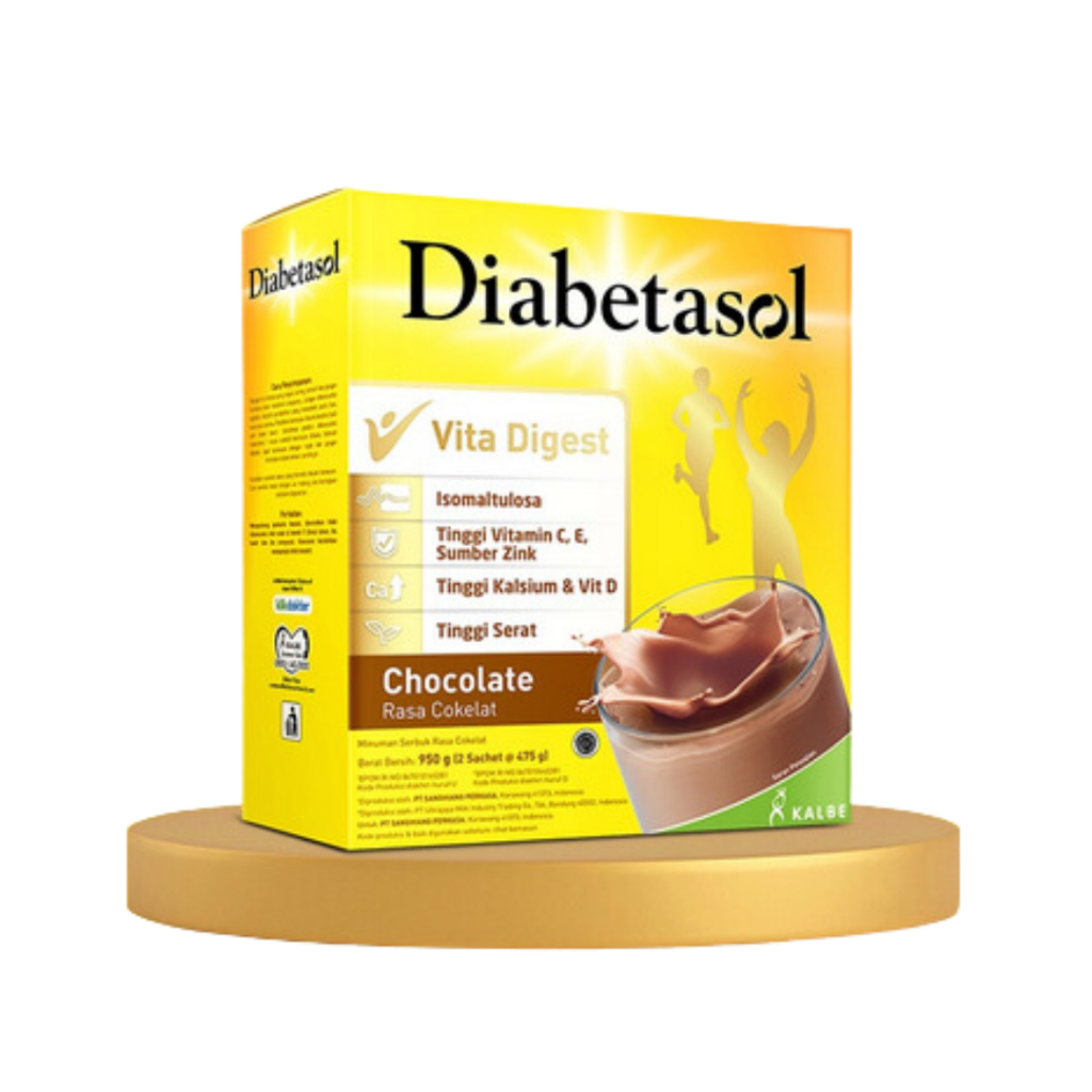 

Diabetasol Jumbo Coklat 950 G Susu Kestabilan Gula Darah