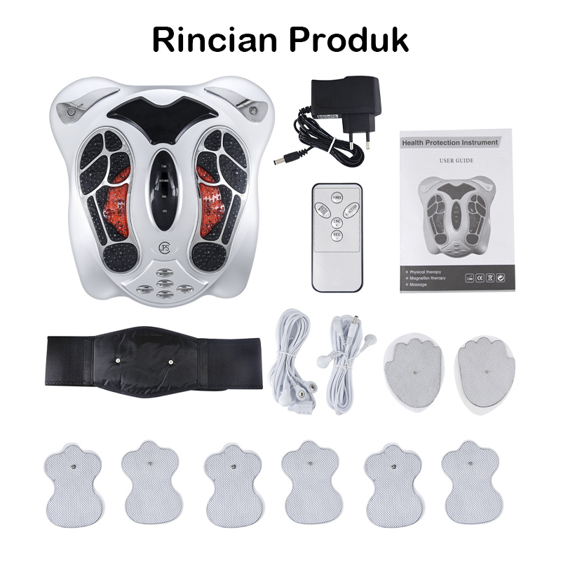 Alat terapi kaki Pijat listrik Akupuntur Electromagnetic Foot Massager/Alat Terapi badan dan Kaki Strum/Alat Terapi Stroke