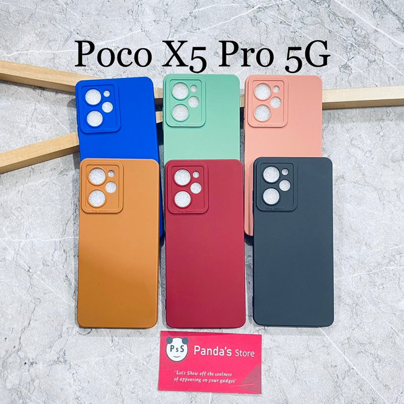 Softcase Pro Camera Poco X5 Pro 5G Candy Case Full Color 3D Silikon TPU