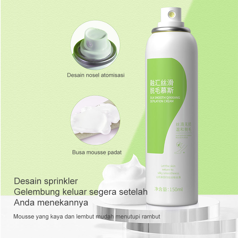 semprotan penghilang bulu kemaluan Hair removal spray semprotan penghilang bulu permanen 50ml/kotak Melembabkan Menghilangkan bulu dengan lembut Menghilangkan bulu tanpa rasa sakit dan cepat