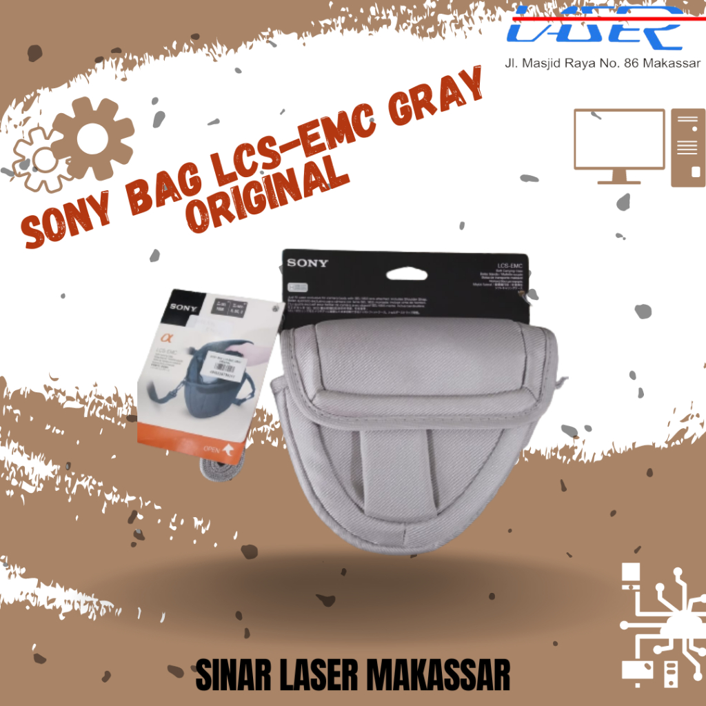 TAS KAMERA SONY DSLR GRAY ORIGINAL