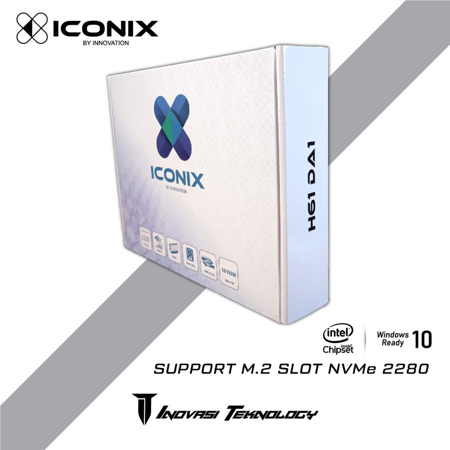 MOTHERBOARD ICONIX H61 IT ( LGA 1155 ) - MOBO H61 ICONIX
