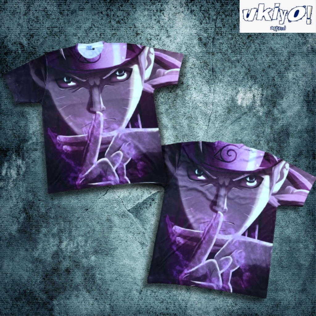 KAOS TAG THAILAND NARUTO PURPLE AOP (ALL OF PRINT) | KAOS CARTOON KARTUN ANIME KOMIK COMIC FULLPRINT