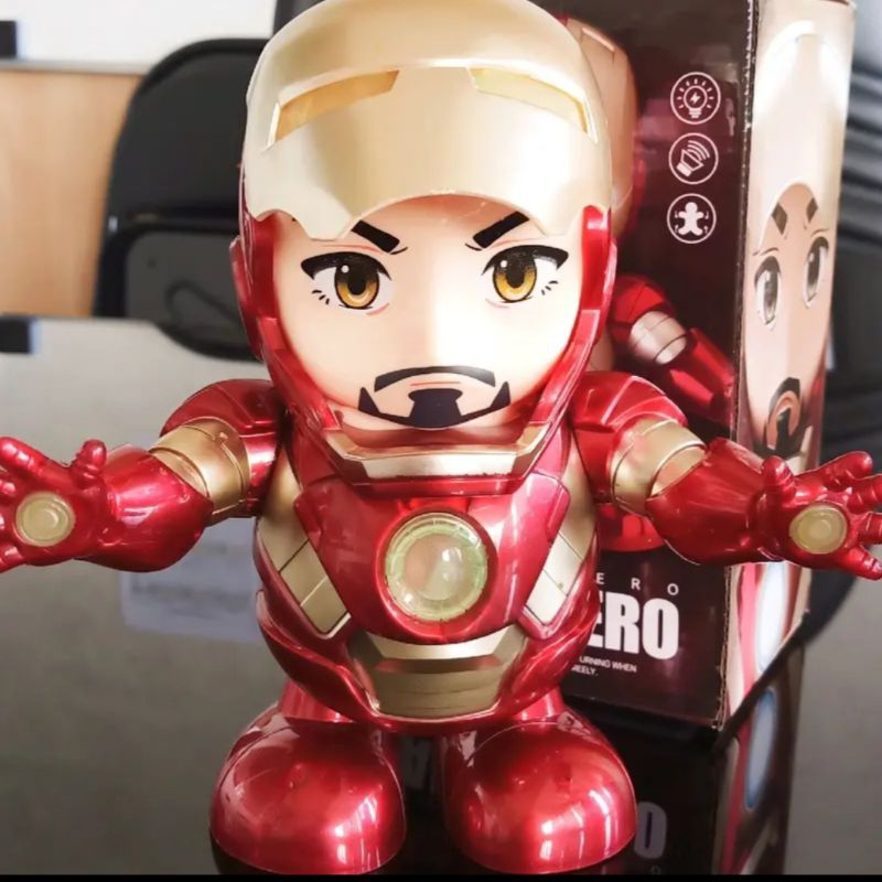 0821-MAINAN ANAK DANCE ROBOT IRONMAN