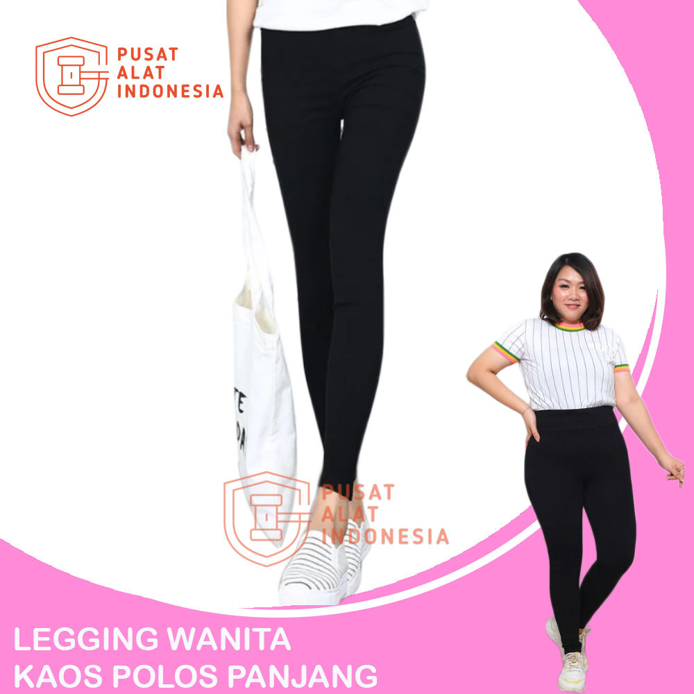 Celana Leging Wanita Kaos Polos Panjang Cp04