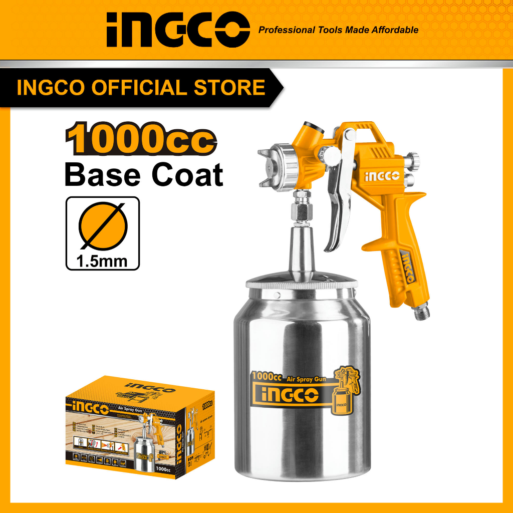 (INGCO) - SPRAY GUN  TABUNG BAWAH INGCO ASG3101