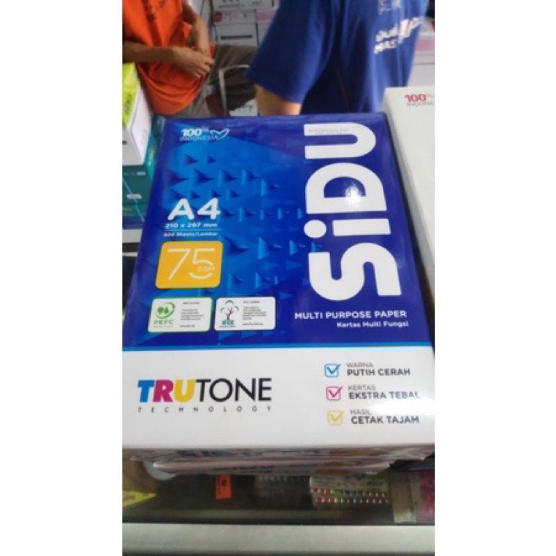 

Kertas HVS A4 70gsm (isi 100 Lembar)