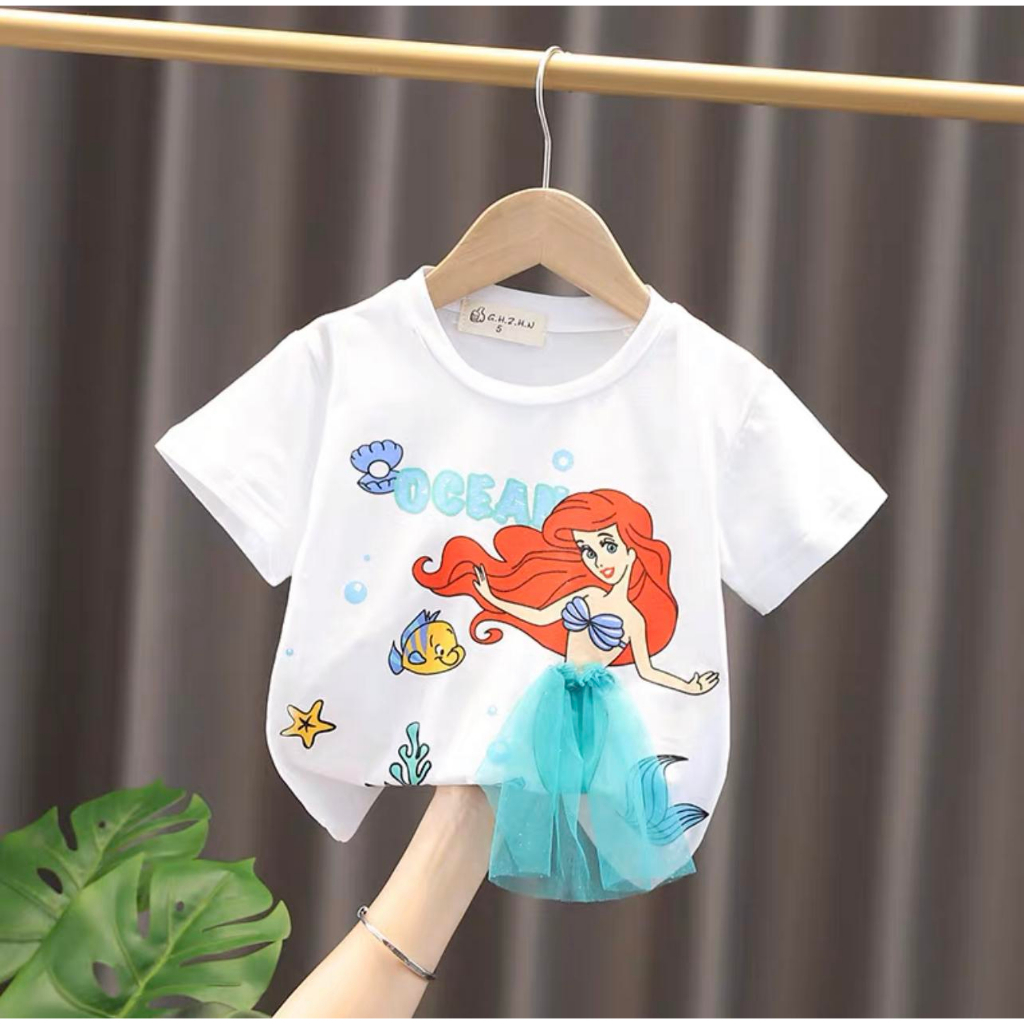 Rok Anak Perempuan Motif Mermaid Duyung