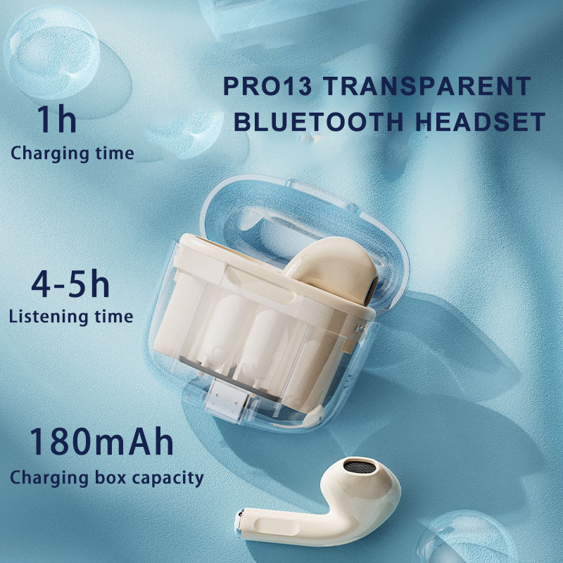 VICLOOK COD Asli Earphone Crystal Clear TWS Wireless Bluetooth Headset Kebisingan Stereo Earbud