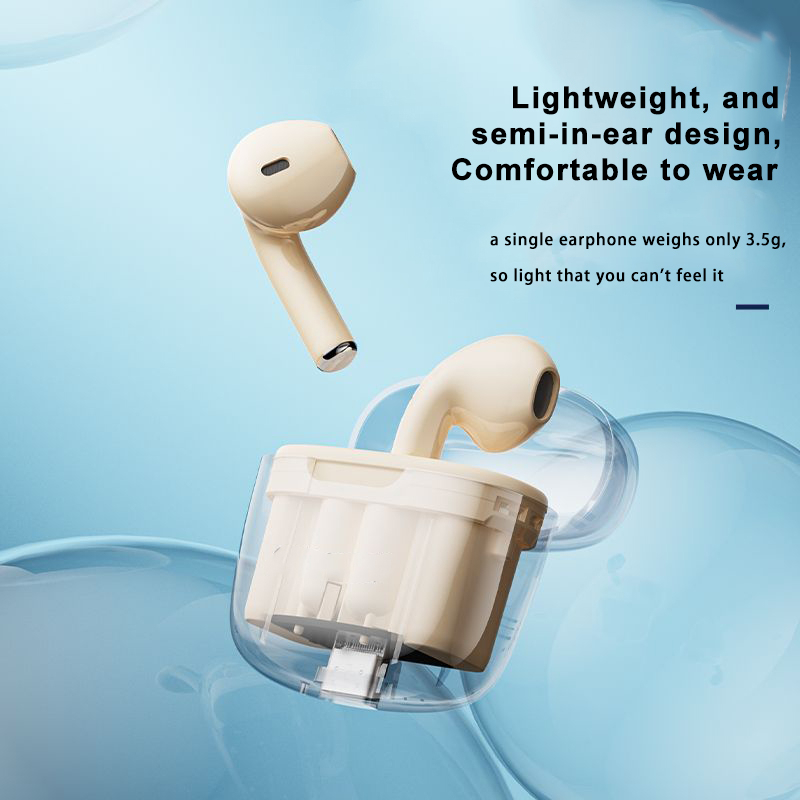 VICLOOK COD Asli Earphone Crystal Clear TWS Wireless Bluetooth Headset Kebisingan Stereo Earbud