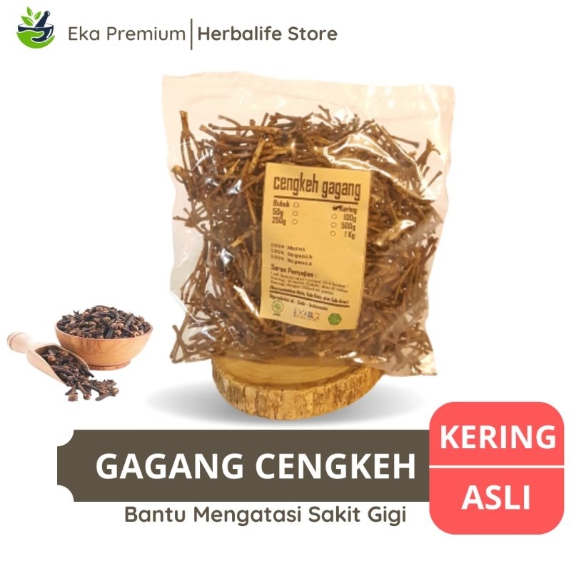 

GAGANG CENGKEH KERING Cengkih Asli Ramuan Rempah Penyedap Bumbu Dapur Masak Herbal Jamu Tradisional Murni Wangi