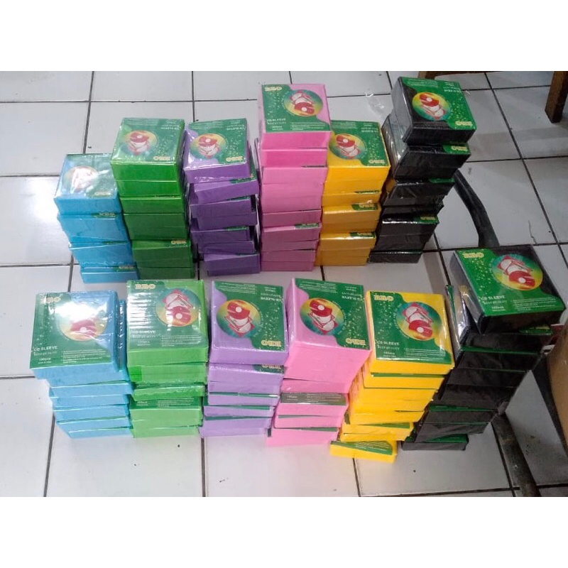 CD DVD Sleeve Amplop Plastik Link BRO (Isi 100)