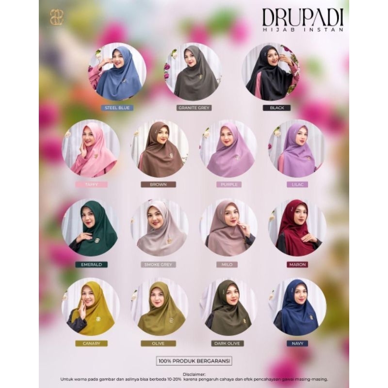 Drupadi Hijab Instan by Puan