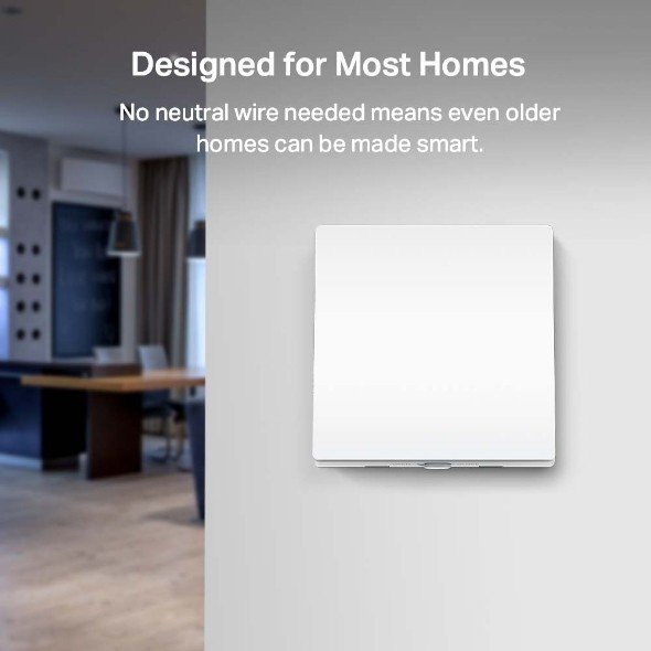 TP-LINK Tapo S210 Smart Light Switch 1-Gang 1-Way Voice Control TPLINK