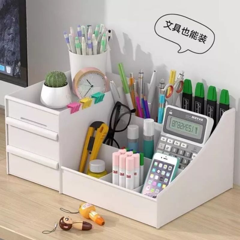 2 SUSUN RAK KOSMETIK LACI DRAWER MAKEUP STORAGE RAK SERBAGUNA ZARAZUSTORRE