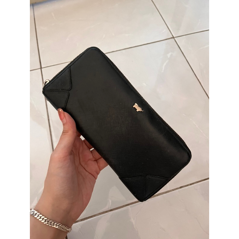 Braun buffel black long wallet / dompet wanita panjang hitam ORIGINAL