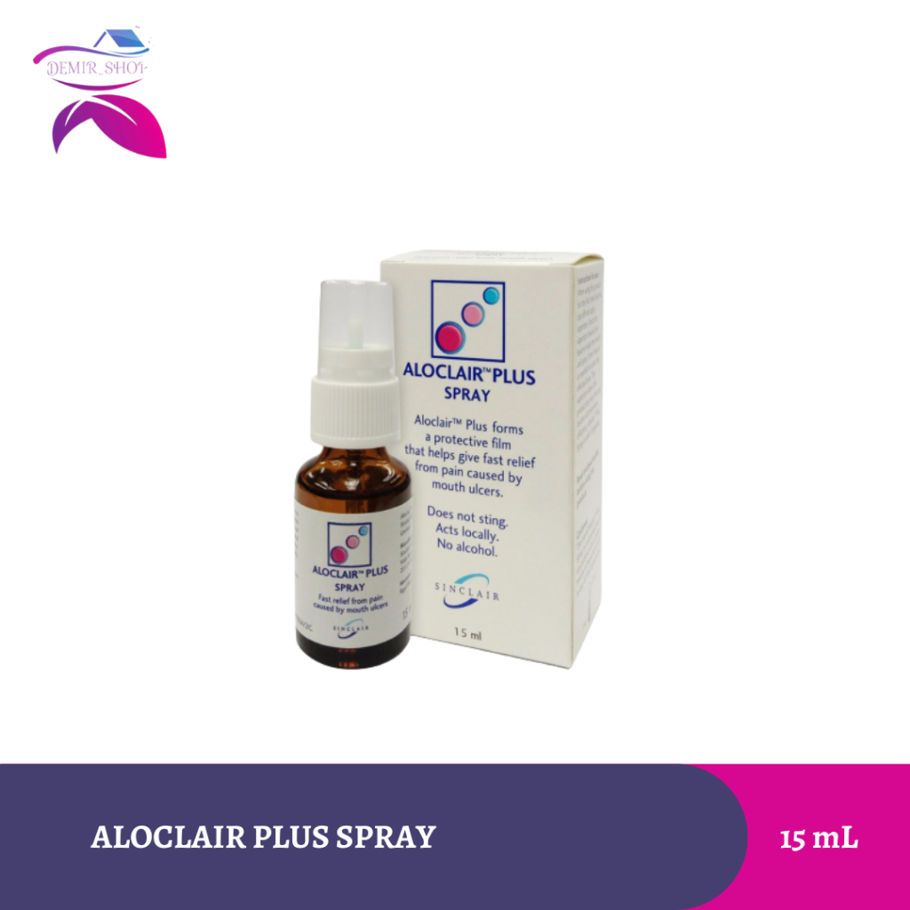 Aloclair Plus Spray 15 ml Obat Sariawan / Luka Mulut