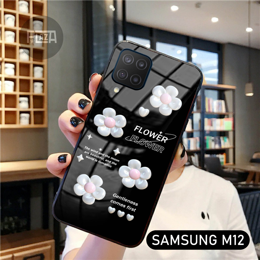 Softcase Glass [K121] for SAMSUNG A12 M12 Terbaru CAMERA PROTECT Casing Handphone-Pelindung Handphone