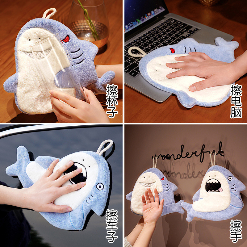 LT3B Handuk lap tangan dapur kamar mandi kain Premium tebal bear pinguin hiu cat kucing lover panda penyerap anak anak Gantung menggantung Hand towel imut cute lucu tebal Motif hewan gajah angel kucing Penyerap Pembersih Gantung Gantungan cuci tangan Unik