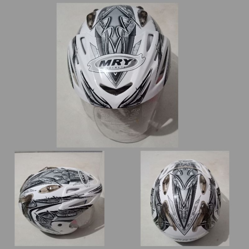 Helm MRY motif helm murah motif