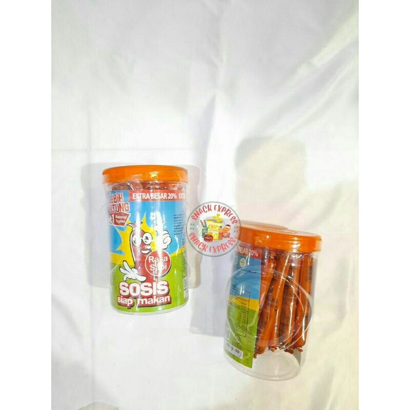 

Sosis So Nice Siap Makan Toples ( 1 Toples isi 24 pcs @18gram )