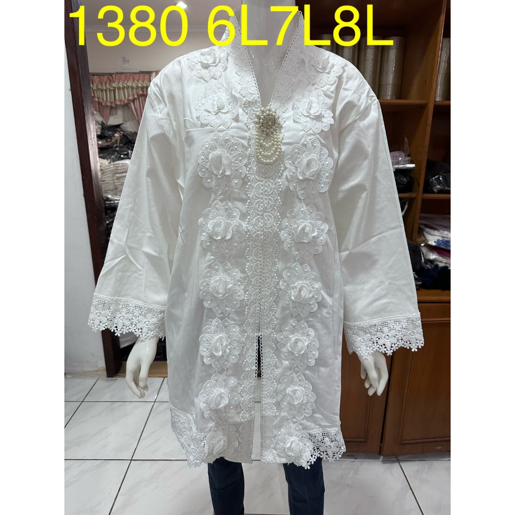 New Big Size Kebaya ALX Kombinasi Brukat Ukuran Jumbo 6L 7L 8L