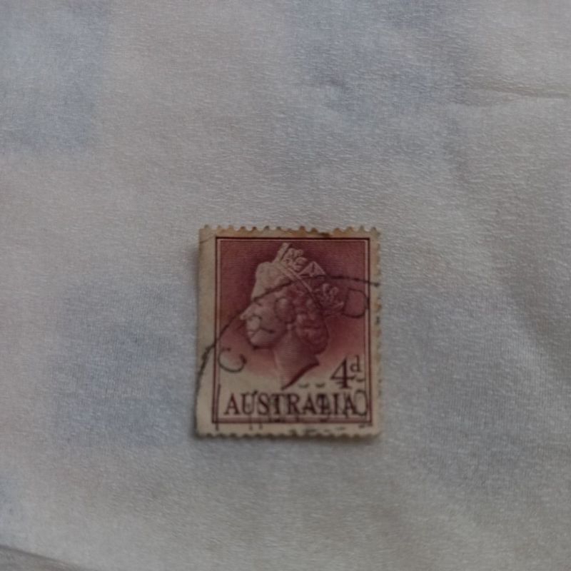 

Perangko Kuno Australia Queen Elizabeth 4d used