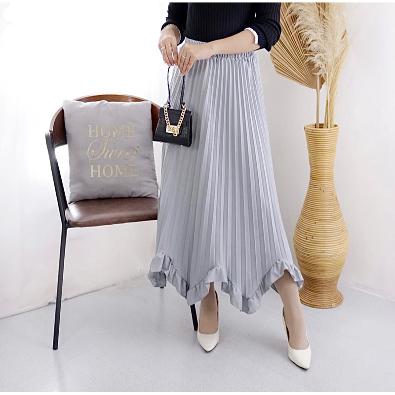 pleats skirt kriwil