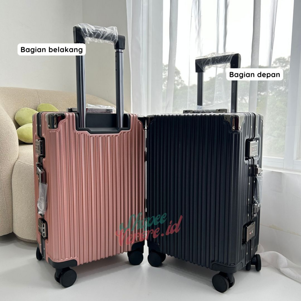 Koper Parkson ALEXA Series Cabin 20 Inch dan Bagasi 24 Inch Alumunium Frame TSA Lock SuitCase