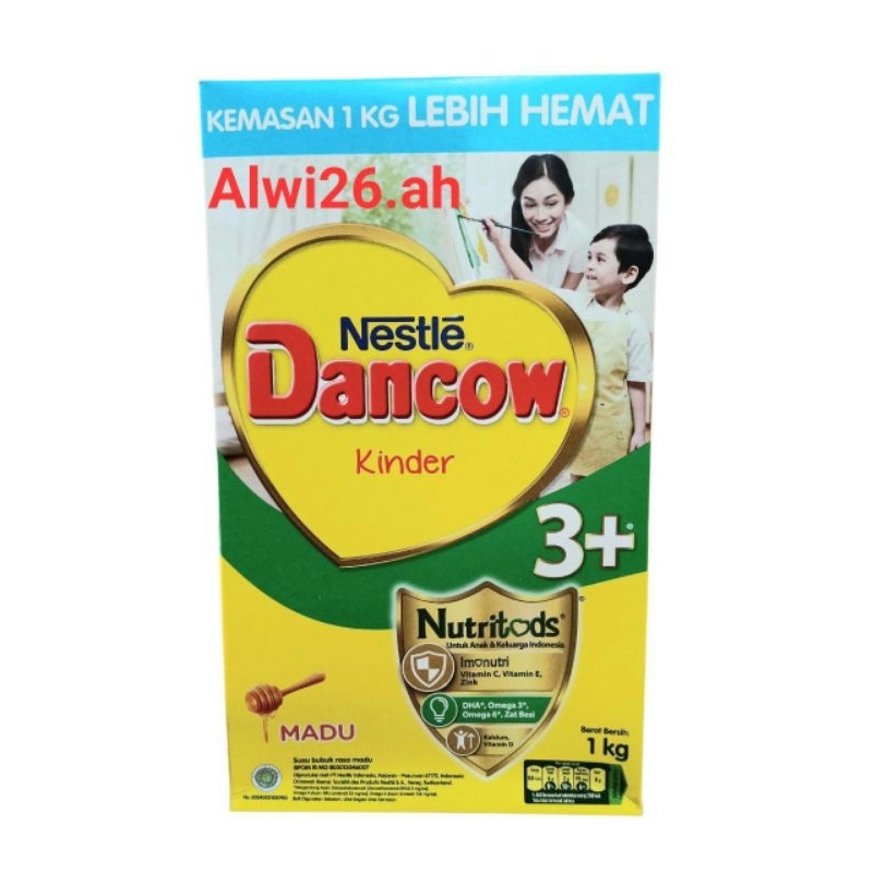 Dancow 1+ &amp; 3+ &amp; 5+ madu/vanila 800gr/ 1kg