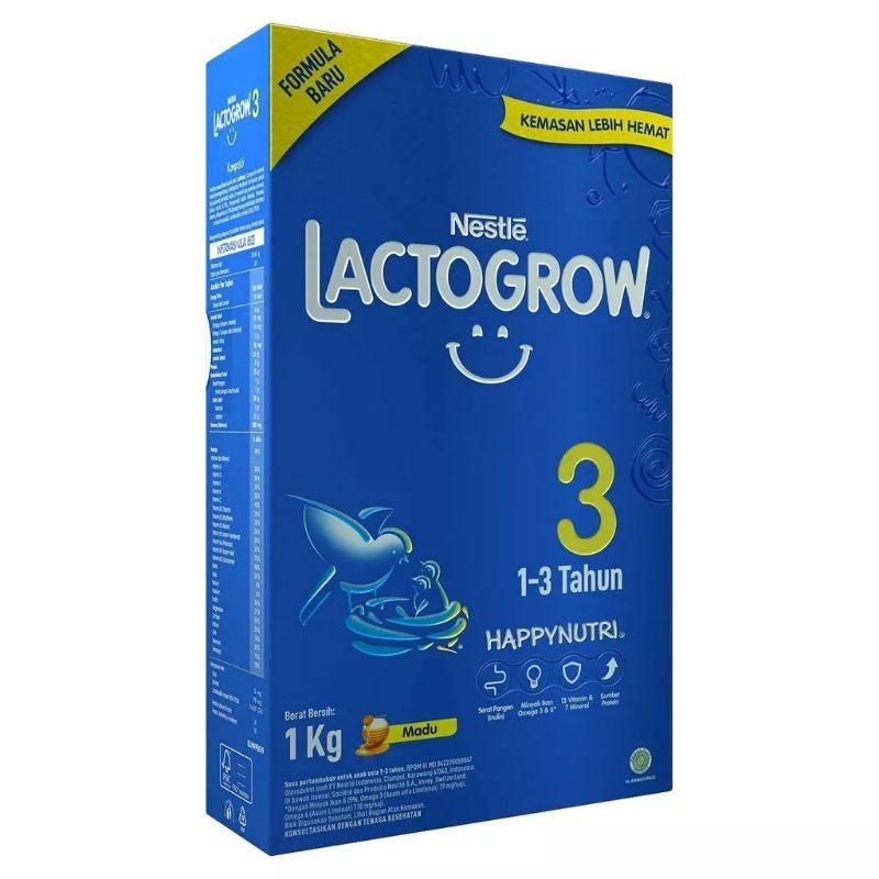 Lactogrow 3 Madu 1 kg 1000 gr g