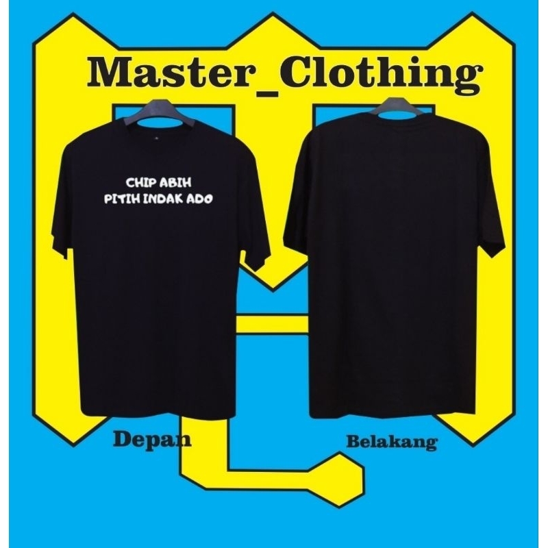 KAOS CHIP BAHAN COTTON PREMIUM READY