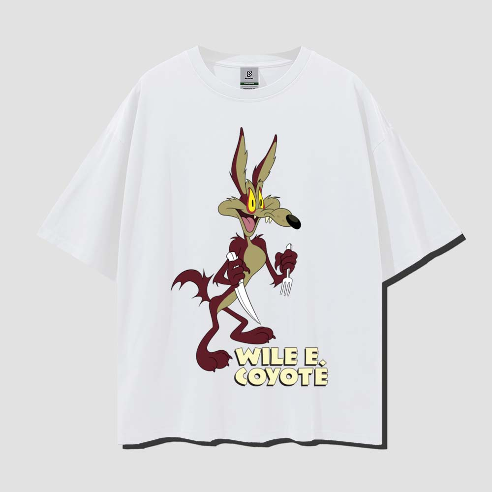 Wille Coyote Loney Tunes Vintage Style Oversize Tee