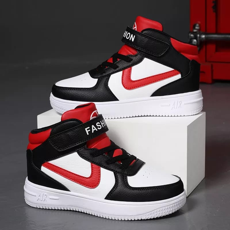 Sepatu Sneakers Boot Fashionable Anak-Anak Laki-Laki Prempuan Ceklis uk 26-35 Usia 4-1 Tahun